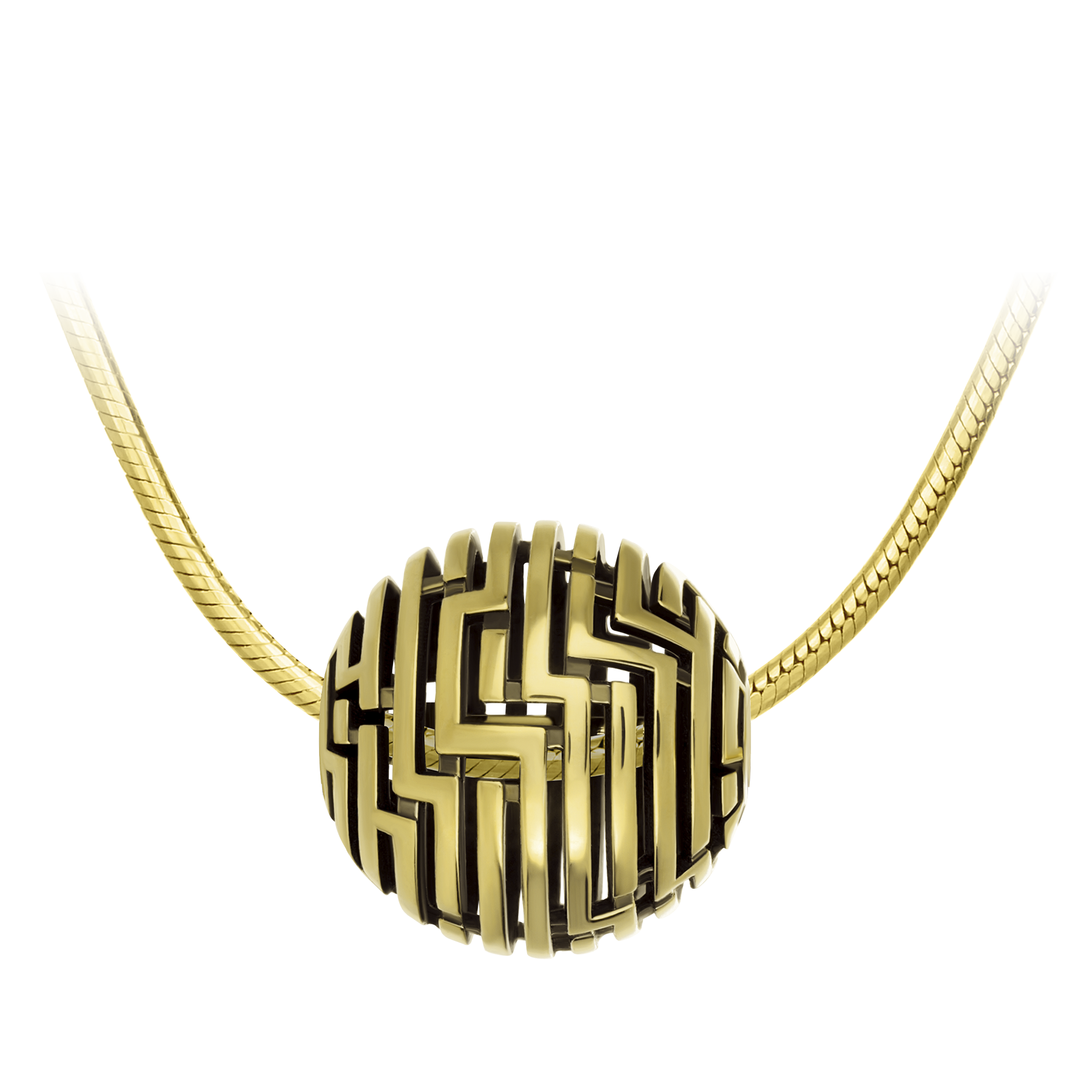 Подвес, жёлтое золото