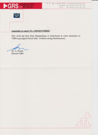 Рубин, MOZAMBIQUE, UNHEATED, Груша, 2,02ct 4