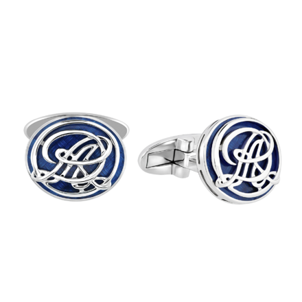 Запонки из белого золота, н.керамика