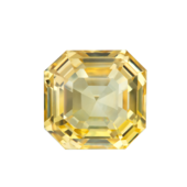 Жёлтый сапфир, SRI LANKA, UNHEATED, Октагон, 7,28ct