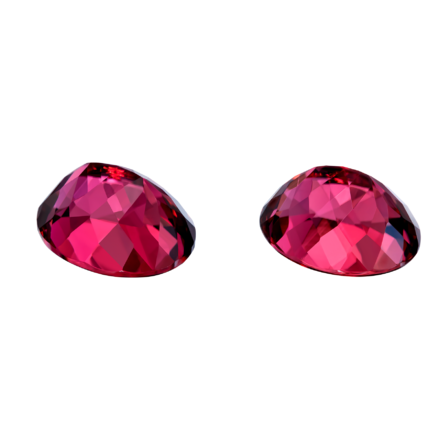 Сет из двух рубеллитов,овал 4,32ct и 4,14ct 2