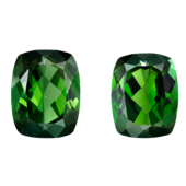 Сет из двух верделитов, 15.21ct (13.70мм*10.80мм)