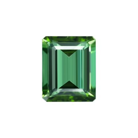 Турмалин верделит, октагон 5,18ct 1