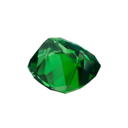 Верделит кушон, 5,75ct 10,80*10,80мм 2