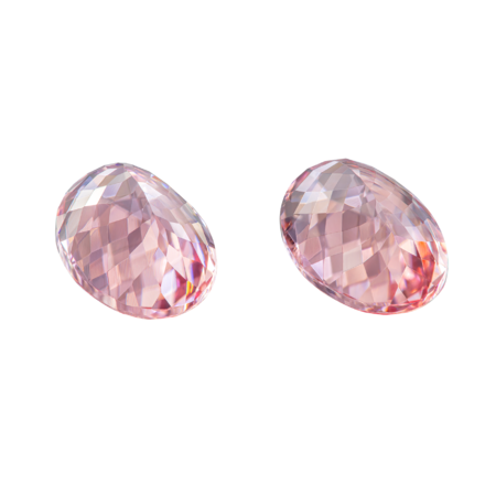 Сет из двух морганитов, Овал, 5,98ct и 5,92ct 2