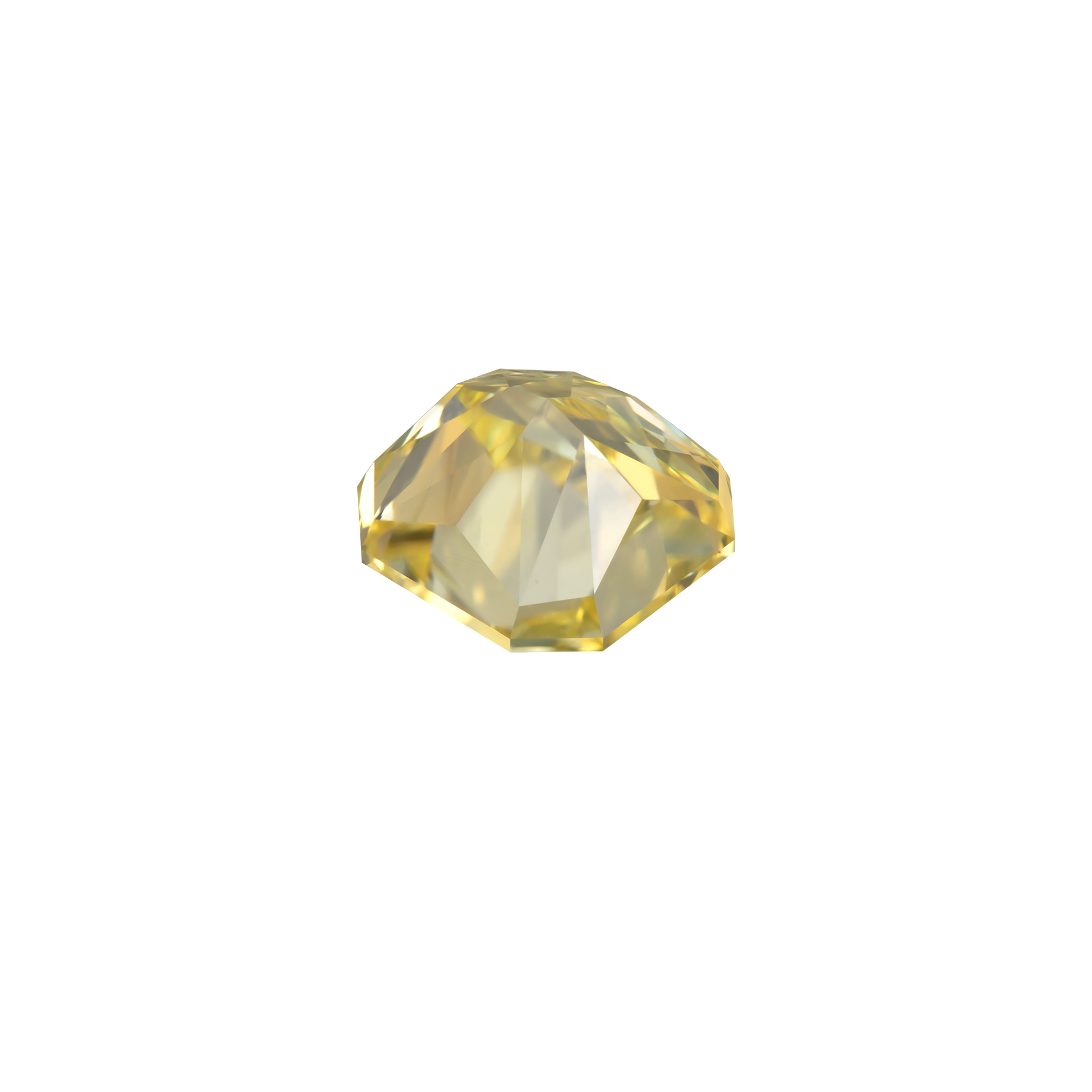 Жёлтый бриллиант, Радиант, 2,12ct