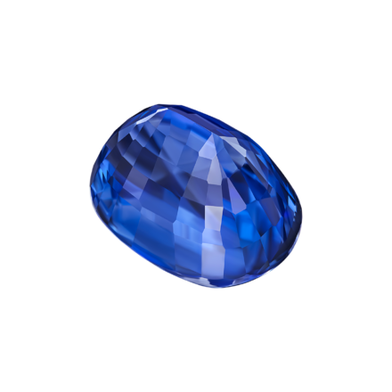 Сапфир, Vivid Blue (royal blue), Sri Lanka, Овал, 6,41 ct 2