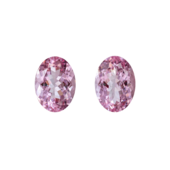 Сет из двух морганитов, Овал, 6,26ct/ 5,76ct