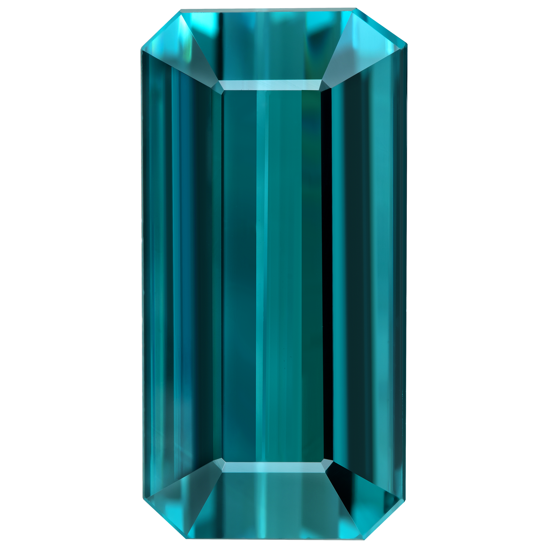 Турмалин Индиголит, Октагон, 10,73ct