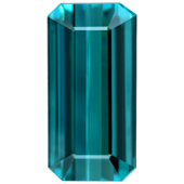 Турмалин Индиголит, Октагон, 10,73ct