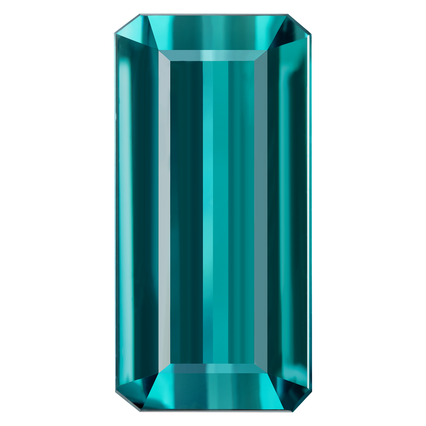 Турмалин Индиголит, Октагон, 11,01ct