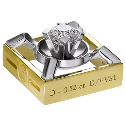 Ювелирный бокс с бриллиантом