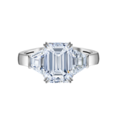 Кольцо с бриллиантами, белое золото