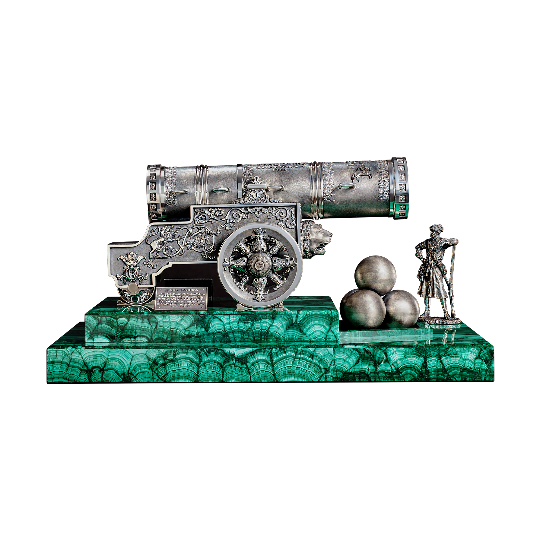 Настольная скульптура «Царь - пушка»