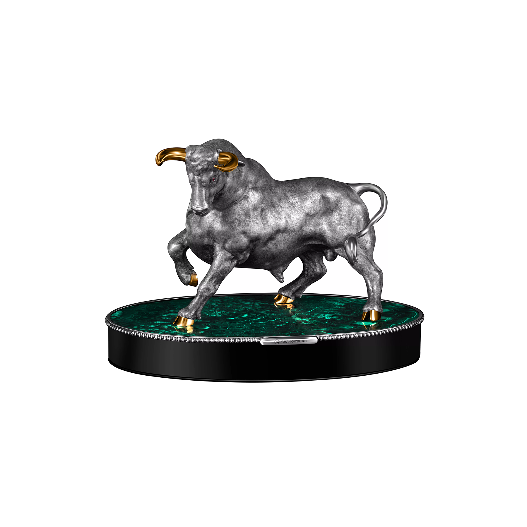 Настольная скульптура «Бык средний»