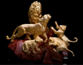 Настольная скульптура Львиный прайд