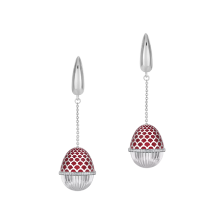 Серьги с бриллиантами, белое золото, н.керамика 2