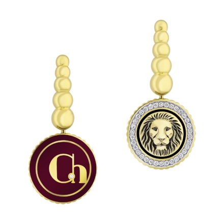 Серьги с бриллиантами, желтое золото, н.керамика