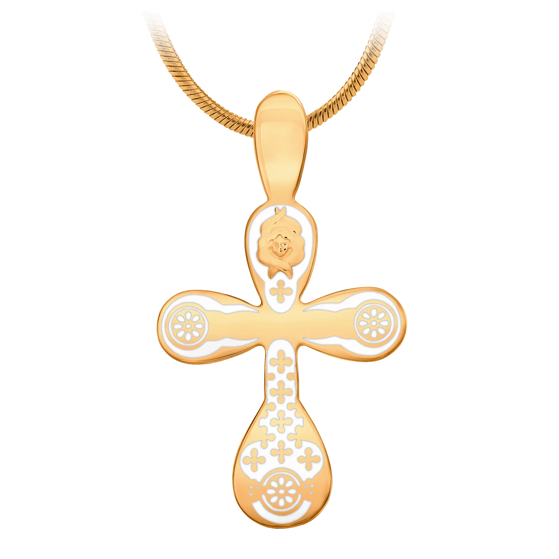 Подвес с бриллиантом, красное золото, н.керамика