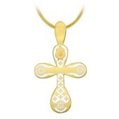 Подвес с бриллиантом, желтое золото, н.керамика