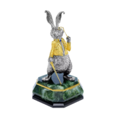 Настольная скульптура «Мудрый кролик»