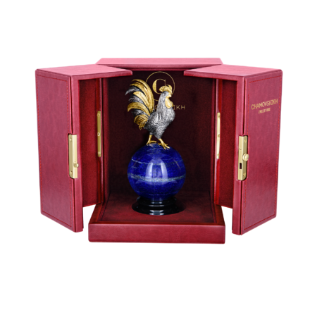 Настольная скульптура «Петух на шаре» 2