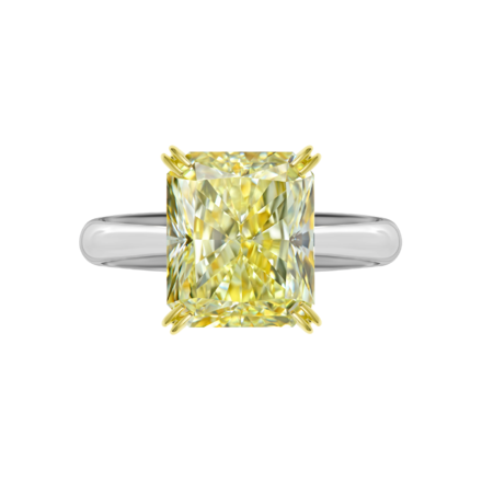 Помолвочное кольцо с бриллиантом, белое золото 3