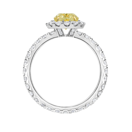 Кольцо с бриллиантами, белое золото 3