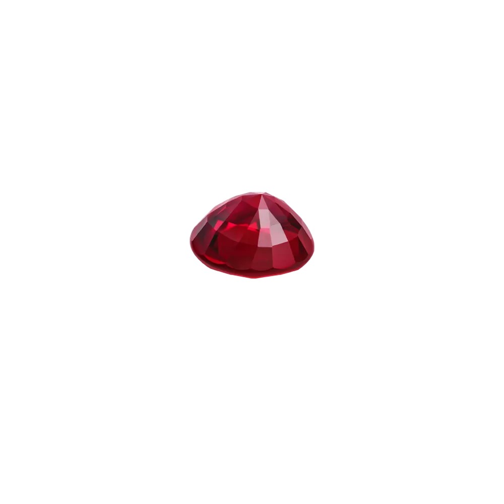 Рубин, MOZAMBIQUE, UNHEATED, круг, цвет Pigeon’s Blood, 1.16ct