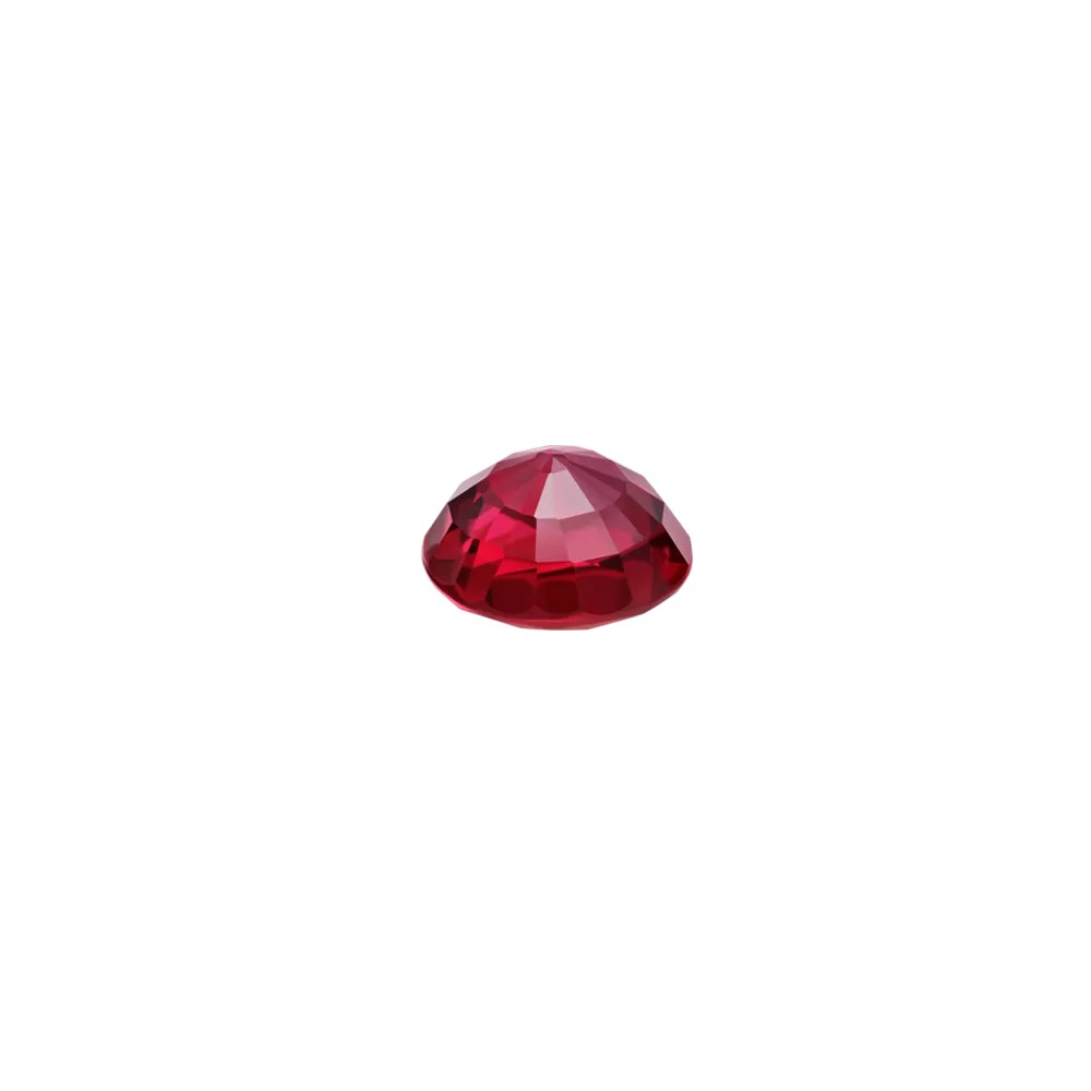 Рубин, MOZAMBIQUE, UNHEATED, круг, цвет Pigeon’s Blood, 1.22ct