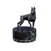 Настольная скульптура «Доберман»