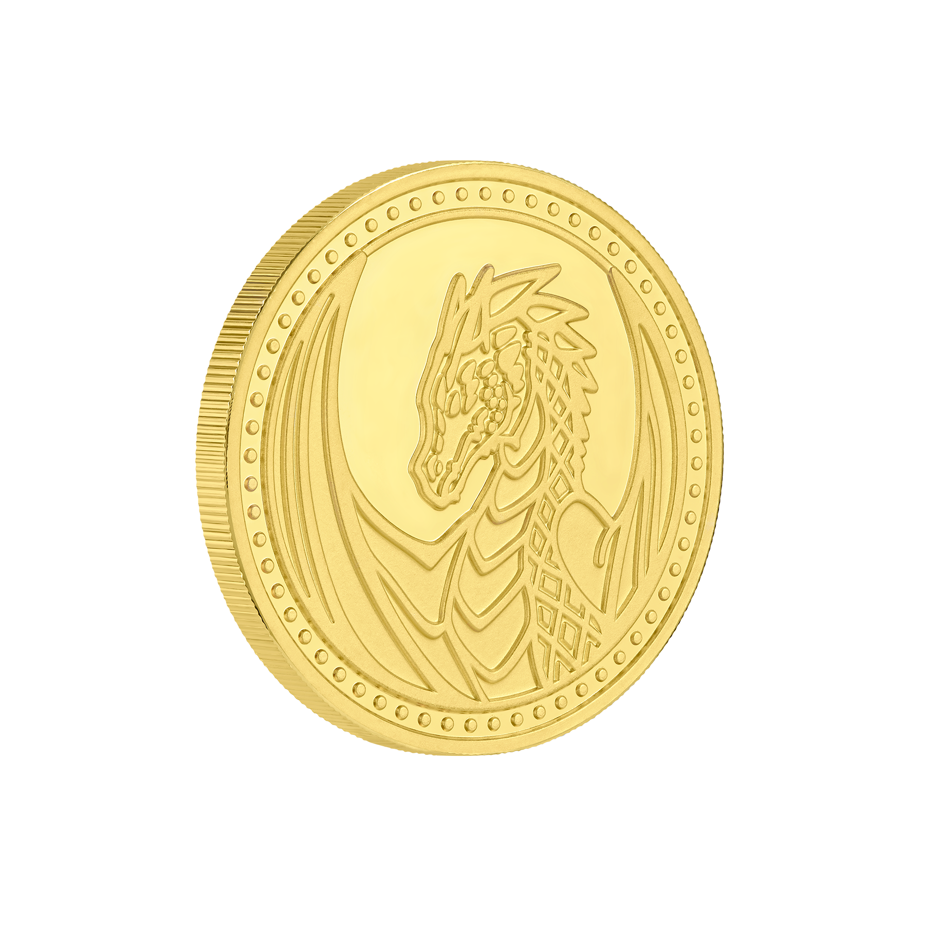 Драгоценная монета, желтое золото