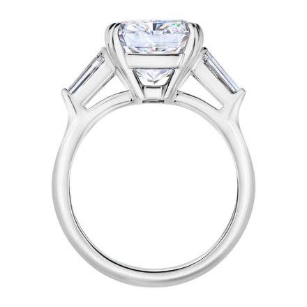 Помолвочное кольцо с бриллиантами, платина 2