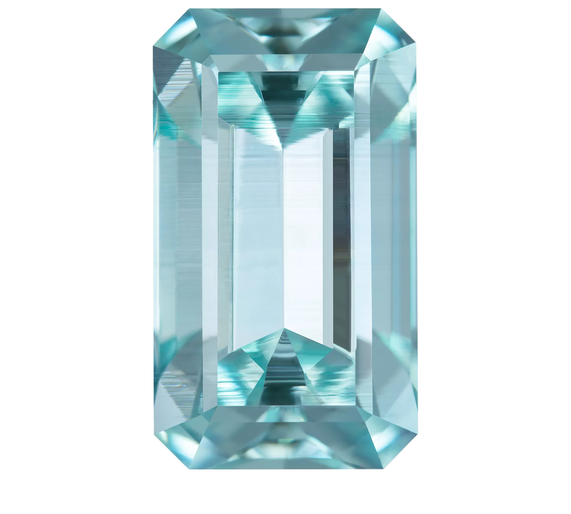 Аквамарин, Изумрудная огранка, 27,60 ct