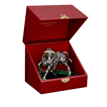 Настольная скульптура «Бык средний» 2