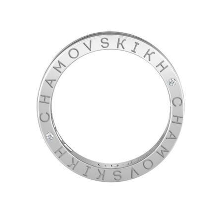 Кольцо с рубинами и бриллиантами, белое золото 3