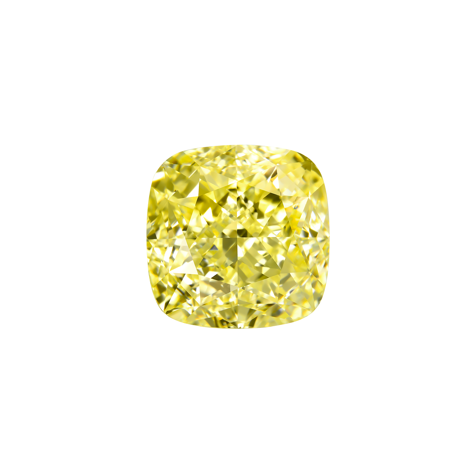 Жёлтый бриллиант, Кушон, 5.02ct