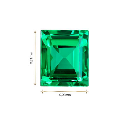 Изумруд, Zambia, Квадрат, 7,52ct 3