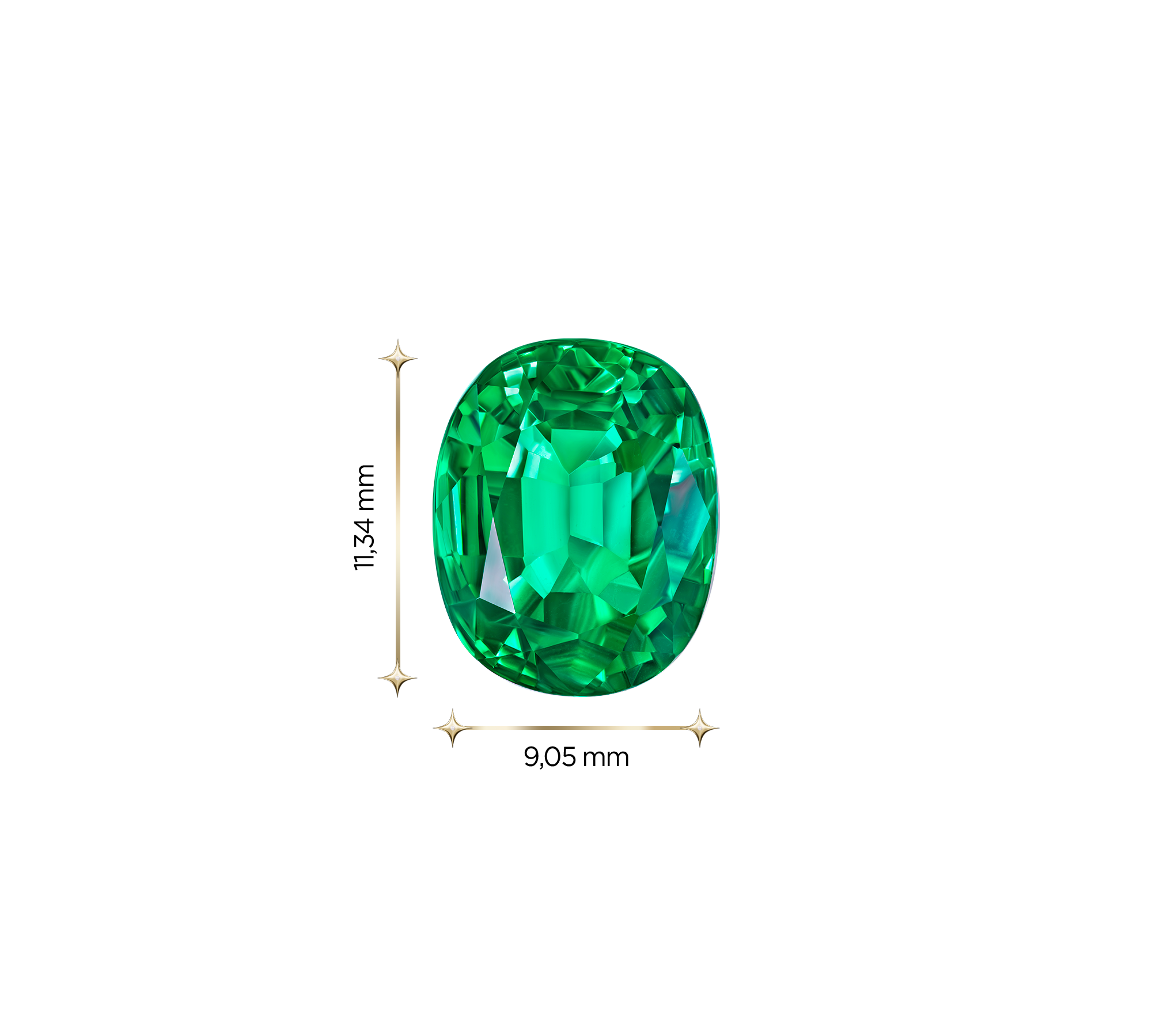 Изумруд, Zambia, Овал, 4,49ct