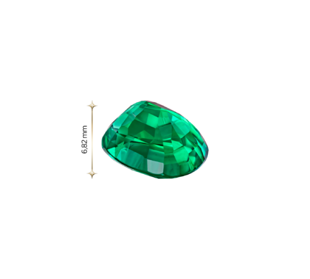 Изумруд, Zambia, Овал, 4,49ct 4