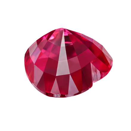 Турмалин Рубеллит, Сердце, 23,367ct 2